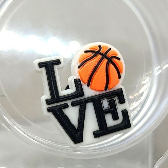 6/$20 Basketball 🏀 Hoops Croc Charm Shoe Jewelry Sports Ball Jibbitz Bogg Bag - Picture 2 of 2